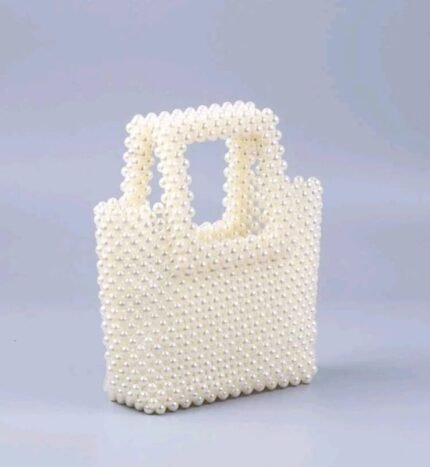 Crystal Pearl Beaded Bag